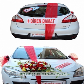  Antalya Lara Çiçek Siparişi Araba Süsleme 4
